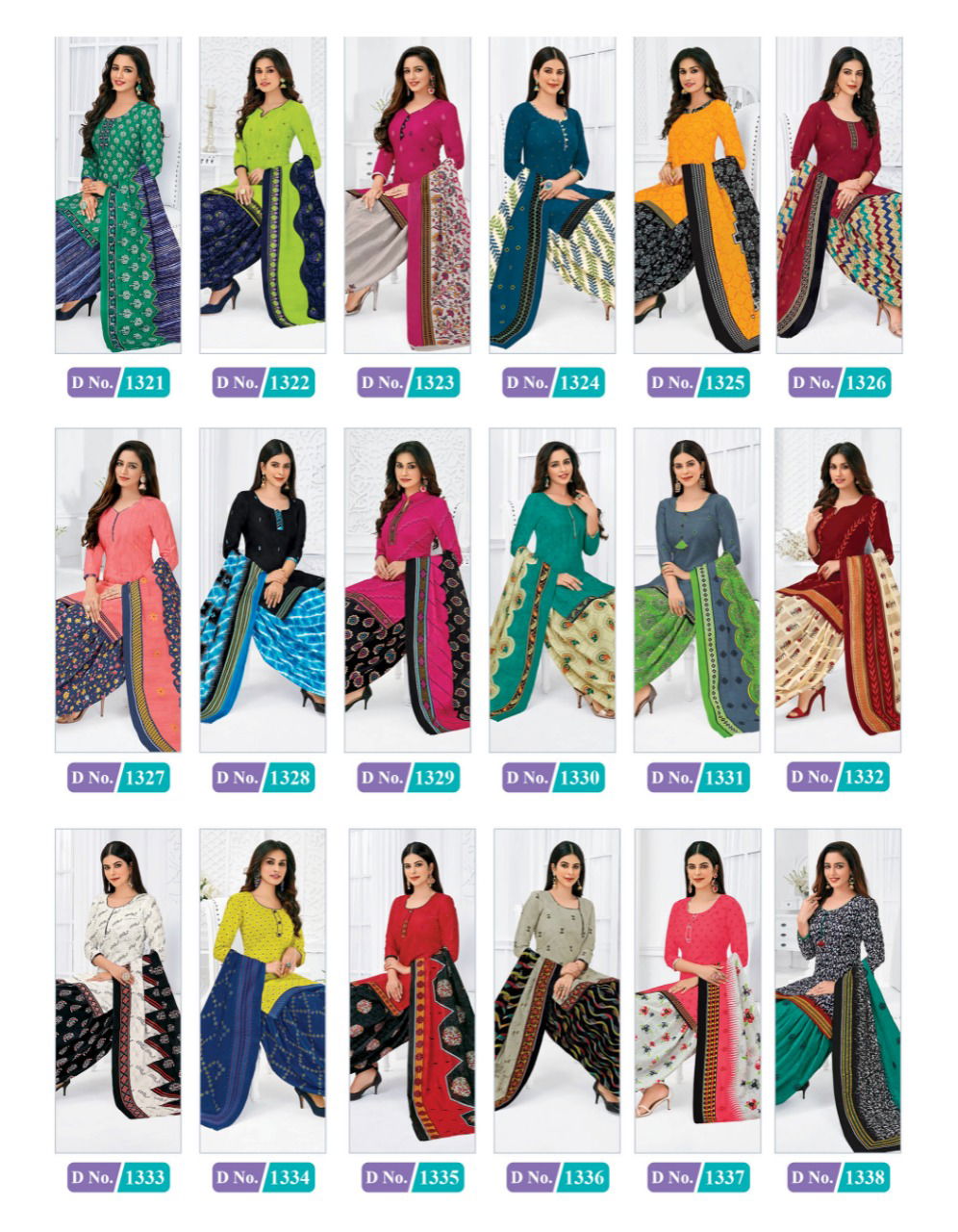 Mcm Priya 13 Latest Ready Made Patiyala Regular Wear Dress Collection